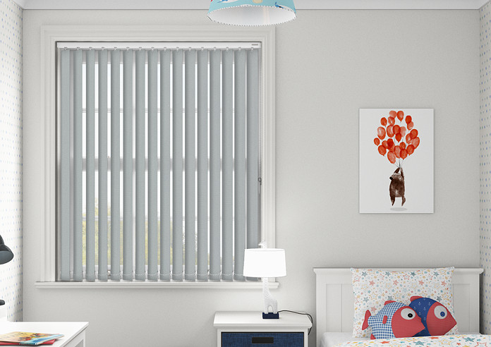 Sarra (Blackout), Slate - Vertical Blind - Image 3